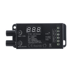 GloboStar® 73116 V1-B SKYDANCE DC RF 2.4Ghz Dimmer Constant Voltage Controller 1 Κανάλι DC 12-24V 1 x 20.5A 480W – Max 20.5A 480W – IP20 Μ9 x Π4 x Υ2.8cm – 5 Χρόνια Εγγύηση