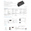 GloboStar® 73116 V1-B SKYDANCE DC RF 2.4Ghz Dimmer Constant Voltage Controller 1 Κανάλι DC 12-24V 1 x 20.5A 480W – Max 20.5A 480W – IP20 Μ9 x Π4 x Υ2.8cm – 5 Χρόνια Εγγύηση