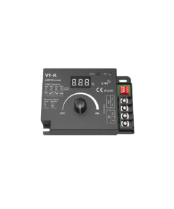 GloboStar® 73117 V1-K SKYDANCE DC RF 2.4Ghz Dimmer PWM Frequency Controller 1 Κανάλι DC 12-24V 1 x 20A 480W – Max 20A 480W – IP20 Μ10.7 x Π7.5 x Υ3.8cm – 5 Χρόνια Εγγύηση