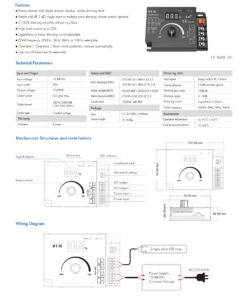 GloboStar® 73117 V1-K SKYDANCE DC RF 2.4Ghz Dimmer PWM Frequency Controller 1 Κανάλι DC 12-24V 1 x 20A 480W – Max 20A 480W – IP20 Μ10.7 x Π7.5 x Υ3.8cm – 5 Χρόνια Εγγύηση