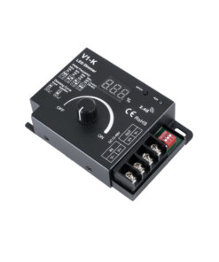 GloboStar® 73117 V1-K SKYDANCE DC RF 2.4Ghz Dimmer PWM Frequency Controller 1 Κανάλι DC 12-24V 1 x 20A 480W – Max 20A 480W – IP20 Μ10.7 x Π7.5 x Υ3.8cm – 5 Χρόνια Εγγύηση