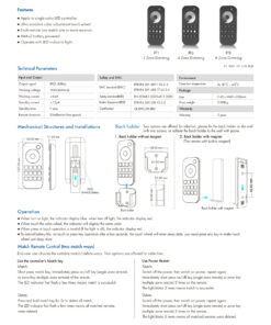 GloboStar® 73120 RT6 SKYDANCE Ασύρματο Χειριστήριο Αφής RF 2.4Ghz 4 Group για όλα τα Μονόχρωμα SKYDANCE Controller DC 3V 2 x AAA – IP20 Μ12.2 x Π5.3 x Υ1.7cm – 5 Χρόνια Εγγύηση