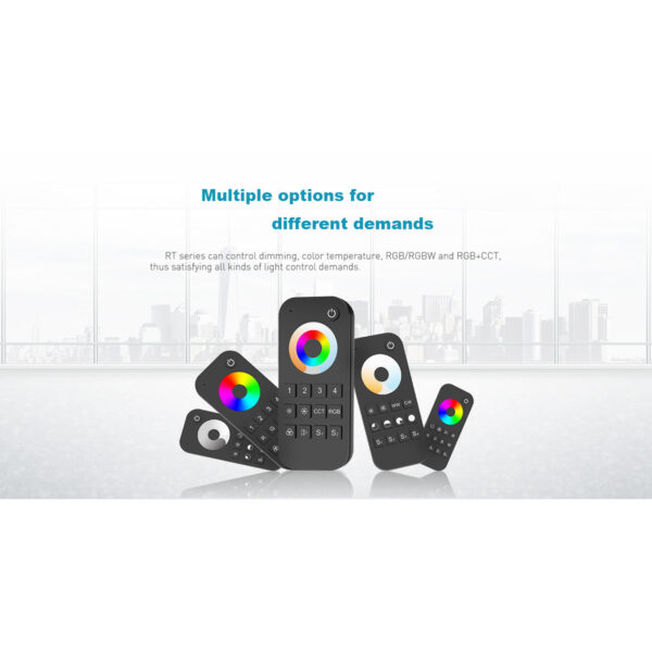 GloboStar® 73120 RT6 SKYDANCE Ασύρματο Χειριστήριο Αφής RF 2.4Ghz 4 Group για όλα τα Μονόχρωμα SKYDANCE Controller DC 3V 2 x AAA – IP20 Μ12.2 x Π5.3 x Υ1.7cm – 5 Χρόνια Εγγύηση