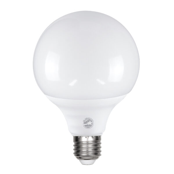 GloboStar® 60040 Λάμπα LED E27 G95 Γλόμπος 15W 1455lm 260° AC 220-240V IP20 Φ9.5 x Υ14cm Φυσικό Λευκό 4500K - 3 Years Warranty