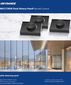 GloboStar® 73123 RK1 SKYDANCE Ασύρματο Χειριστήριο RF 2.4Ghz & Push Dimming 1 Group για όλα τα Μονόχρωμα SKYDANCE Controller DC 3V 1 x CR2032 – IP20 Μ9.1 x Π7.2 x Υ5.7cm – 5 Χρόνια Εγγύηση