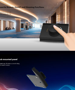 GloboStar® 73123 RK1 SKYDANCE Ασύρματο Χειριστήριο RF 2.4Ghz & Push Dimming 1 Group για όλα τα Μονόχρωμα SKYDANCE Controller DC 3V 1 x CR2032 – IP20 Μ9.1 x Π7.2 x Υ5.7cm – 5 Χρόνια Εγγύηση