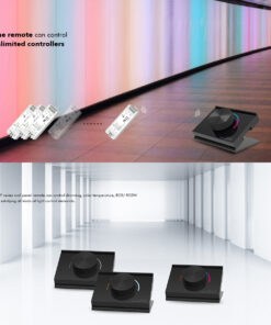 GloboStar® 73123 RK1 SKYDANCE Ασύρματο Χειριστήριο RF 2.4Ghz & Push Dimming 1 Group για όλα τα Μονόχρωμα SKYDANCE Controller DC 3V 1 x CR2032 – IP20 Μ9.1 x Π7.2 x Υ5.7cm – 5 Χρόνια Εγγύηση