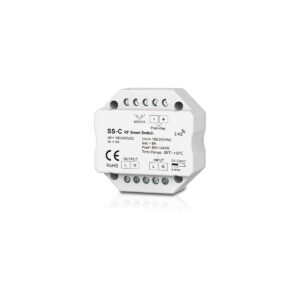 GloboStar® 73126 SS-C SKYDANCE AC RF 2.4Ghz & Push Switch 1 Κανάλι AC 100-240V 1 x 6A 1440W – Max 6A 1440W – IP20  Μ5.2 x Π5.2 x Υ2.6cm – 5 Χρόνια Εγγύηση