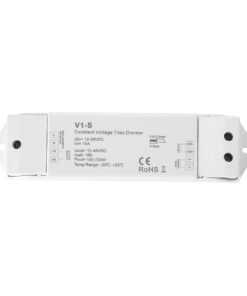 GloboStar® 73127 V1-S SKYDANCE AC Triac Dimmer Push Dimming 1 Κανάλι DC 12-48V 1 x 15A 720W – Max 15A 720W – IP20 Μ17.5 x Π4.5 x Υ2.5cm – 5 Χρόνια Εγγύηση