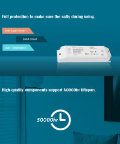 GloboStar® 73129 TE-75-12 SKYDANCE AC Triac Dimmer Push Dimming 1 Κανάλι AC 200-240V 1 x 6.25A 75W – Max 6.25A 75W – IP20 Μ18 x Π5.7 x Υ3cm – 5 Χρόνια Εγγύηση