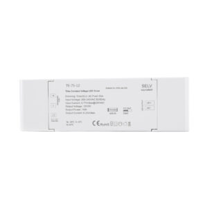 GloboStar® 73129 TE-75-12 SKYDANCE AC Triac Dimmer Push Dimming 1 Κανάλι AC 200-240V 1 x 6.25A 75W – Max 6.25A 75W – IP20 Μ18 x Π5.7 x Υ3cm – 5 Χρόνια Εγγύηση