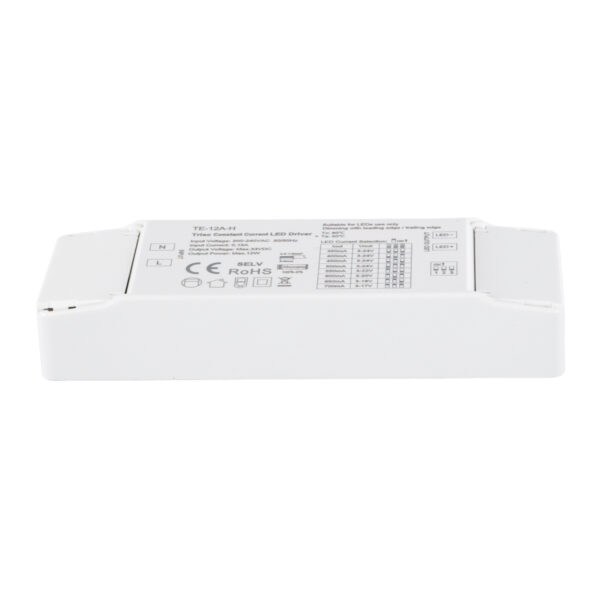 GloboStar® 73131 TE-12A-H SKYDANCE AC Triac Dimmable Constant Current LED Driver 1 Κανάλι AC 200-240V 1 x 0.15A 12W – Max 0.15A 12W – IP20 Μ11.1 x Π3.7 x Υ2cm – 5 Χρόνια Εγγύηση