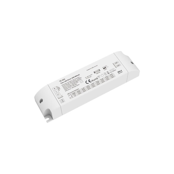 GloboStar® 73134 TE-25A SKYDANCE AC Triac Dimmable Constant Current LED Driver 1 Κανάλι AC 200-240V 1 x 0.22A 25W – Max 0.22A 25W – IP20  Μ17.5 x Π4.4 x Υ3cm – 5 Χρόνια Εγγύηση