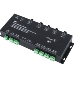 GloboStar® 73136 DMA SKYDANCE DC DMX512 Signal Splitter / Amplifier 4 Καναλιών DC 12-36V – IP20 Μ25.6 x Π9.2 x Υ3.8cm – 5 Χρόνια Εγγύηση