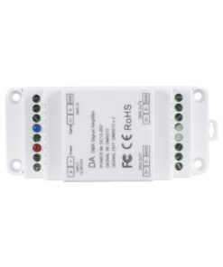 GloboStar® 73137 DA SKYDANCE DC DMX512 Signal Amplifier Din Rail Ράγας 2 Καναλιών DC 12-48V – IP20 Μ11.5 x Π5 x Υ6.5cm – 5 Χρόνια Εγγύηση