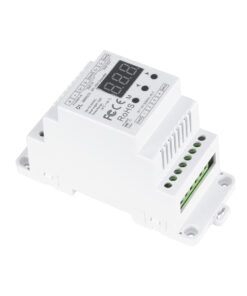 GloboStar® 73139 DL SKYDANCE DC DMX512 Signal Amplifier Din Rail Ράγας 2 Καναλιών DC 12-48V – IP20 Μ11.5 x Π5 x Υ6.5cm – 5 Χρόνια Εγγύηση
