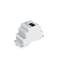 GloboStar® 73139 DL SKYDANCE DC DMX512 Signal Amplifier Din Rail Ράγας 2 Καναλιών DC 12-48V – IP20 Μ11.5 x Π5 x Υ6.5cm – 5 Χρόνια Εγγύηση