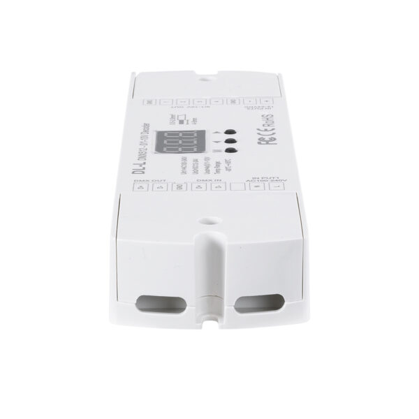 GloboStar® 73140 DL-L SKYDANCE AC DMX512 to 0/1-10V Converter / Decoder 4 Καναλιών – 2 Inputs DC 12-24V ή AC 100-240V – IP20  Μ17 x Π5 x Υ2.5cm – 5 Χρόνια Εγγύηση