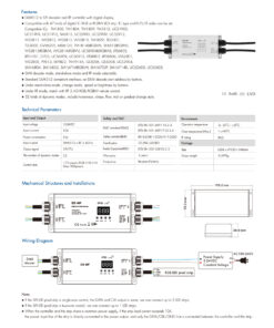 GloboStar® 73143 DS-WP SKYDANCE DC RF 2.4Ghz DMX512 to SPI Decoder DC 5-24V – Αδιάβροχο IP65 Μ17 x Π8 x Υ4cm – 5 Χρόνια Εγγύηση
