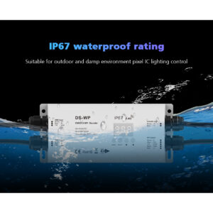 GloboStar® 73143 DS-WP SKYDANCE DC RF 2.4Ghz DMX512 to SPI Decoder DC 5-24V – Αδιάβροχο IP65 Μ17 x Π8 x Υ4cm – 5 Χρόνια Εγγύηση