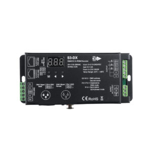 GloboStar® 73144 S3-DX SKYDANCE AC DMX512 High Voltage LED Strip Decoder 3 Καναλιών AC 110-240V 3 x 1.5A 360W – Max 4.6A 360W – IP20 Π16.5 x Π7 x Υ3.7cm – 5 Χρόνια Εγγύηση