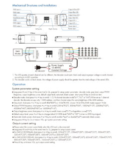 GloboStar® 73145 D4C-L SKYDANCE DC DMX512 Constant Current & RDM Decoder 4 Καναλιών DC 12-48V 4 x 0.5A 22.5W – Max 2A 90W – IP20 Μ17 x Π5 x Υ2.5cm – 5 Χρόνια Εγγύηση