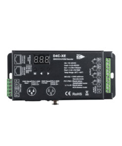 GloboStar® 73147 D4C-XE SKYDANCE DC DMX512 Constant Current & RDM Decoder 4 Καναλιών DC 12-48V 4 x 1.75A 315W – Max 7A 315W – IP20 Π16.5 x Π7 x Υ3.7cm – 5 Χρόνια Εγγύηση
