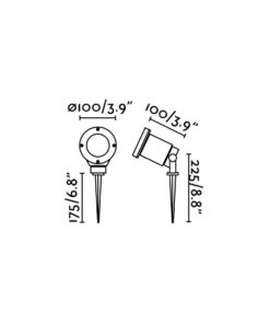 TONO STAKE BLACK 1 X GU10 FARO – 73150