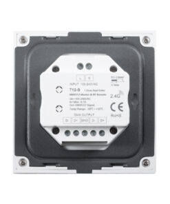 GloboStar® 73151 T12-S SKYDANCE Ασύρματο DMX512 Επιτοίχιο Χειριστήριο RF 2.4Ghz 1 Group για όλα τα SKYDANCE DMX512 Controller AC 100-240V Max 0.1A – IP20 Μ8.5 x Μ8.5 x Π8.5 x Υ3.5cm – 5 Χρόνια Εγγύηση