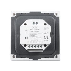 GloboStar® 73152 T13-S SKYDANCE Ασύρματο DMX512 Επιτοίχιο Χειριστήριο RF 2.4Ghz 1 Group για όλα τα SKYDANCE DMX512 Controller AC 100-240V Max 0.1A – IP20 Μ8.5 x Μ8.5 x Π8.5 x Υ3.5cm – 5 Χρόνια Εγγύηση