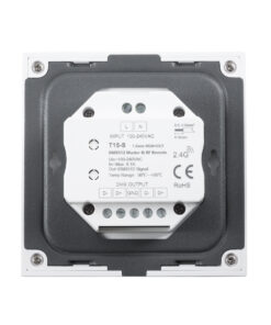 GloboStar® 73153 T15-S SKYDANCE Ασύρματο DMX512 Επιτοίχιο Χειριστήριο RF 2.4Ghz 1 Group για όλα τα SKYDANCE DMX512 Controller AC 100-240V Max 0.1A – IP20 Μ8.5 x Μ8.5 x Π8.5 x Υ3.5cm – 5 Χρόνια Εγγύηση