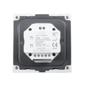 GloboStar® 73153 T15-S SKYDANCE Ασύρματο DMX512 Επιτοίχιο Χειριστήριο RF 2.4Ghz 1 Group για όλα τα SKYDANCE DMX512 Controller AC 100-240V Max 0.1A – IP20 Μ8.5 x Μ8.5 x Π8.5 x Υ3.5cm – 5 Χρόνια Εγγύηση