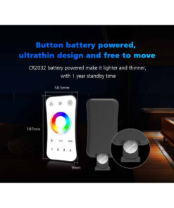 GloboStar® 73158 R9 SKYDANCE Ασύρματο Χειριστήριο RF 2.4Ghz 1 Group για όλα τα Πολύχρωμα SKYDANCE Controller DC 3V 1 x CR2032 – IP20 Μ10.7 x Π5.8 x Υ1cm – 5 Χρόνια Εγγύηση