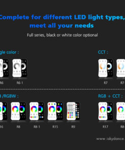 GloboStar® 73158 R9 SKYDANCE Ασύρματο Χειριστήριο RF 2.4Ghz 1 Group για όλα τα Πολύχρωμα SKYDANCE Controller DC 3V 1 x CR2032 – IP20 Μ10.7 x Π5.8 x Υ1cm – 5 Χρόνια Εγγύηση