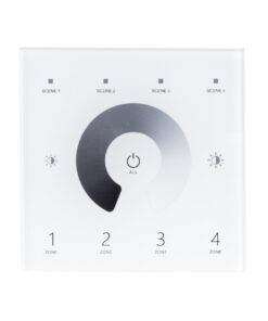 GloboStar® 73159 T11 SKYDANCE Ασύρματο DMX512 Επιτοίχιο Χειριστήριο RF 2.4Ghz 4 Group για όλα τα SKYDANCE DMX512 Controller AC 100-240V Max 0.1A – IP20 Μ8.5 x Μ8.5 x Π8.5 x Υ3.5cm – 5 Χρόνια Εγγύηση