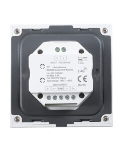 GloboStar® 73159 T11 SKYDANCE Ασύρματο DMX512 Επιτοίχιο Χειριστήριο RF 2.4Ghz 4 Group για όλα τα SKYDANCE DMX512 Controller AC 100-240V Max 0.1A – IP20 Μ8.5 x Μ8.5 x Π8.5 x Υ3.5cm – 5 Χρόνια Εγγύηση