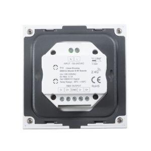 GloboStar® 73159 T11 SKYDANCE Ασύρματο DMX512 Επιτοίχιο Χειριστήριο RF 2.4Ghz 4 Group για όλα τα SKYDANCE DMX512 Controller AC 100-240V Max 0.1A – IP20 Μ8.5 x Μ8.5 x Π8.5 x Υ3.5cm – 5 Χρόνια Εγγύηση