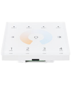 GloboStar® 73160 T12 SKYDANCE Ασύρματο DMX512 Επιτοίχιο Χειριστήριο RF 2.4Ghz 4 Group για όλα τα SKYDANCE DMX512 Controller AC 100-240V Max 0.1A – IP20 Μ8.5 x Π8.5 x Υ3.5cm – 5 Χρόνια Εγγύηση