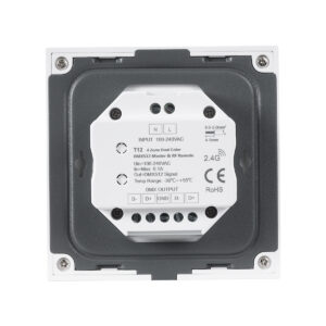 GloboStar® 73160 T12 SKYDANCE Ασύρματο DMX512 Επιτοίχιο Χειριστήριο RF 2.4Ghz 4 Group για όλα τα SKYDANCE DMX512 Controller AC 100-240V Max 0.1A – IP20  Μ8.5 x Π8.5 x Υ3.5cm – 5 Χρόνια Εγγύηση