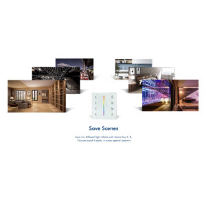 GloboStar® 73161 T13 SKYDANCE Ασύρματο DMX512 Επιτοίχιο Χειριστήριο RF 2.4Ghz 4 Group για όλα τα SKYDANCE DMX512 Controller AC 100-240V Max 0.1A – IP20  Μ8.5 x Π8.5 x Υ3.5cm – 5 Χρόνια Εγγύηση