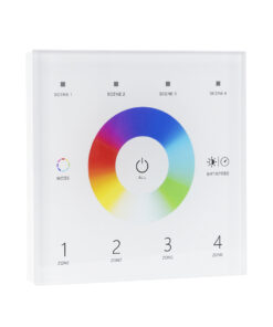 GloboStar® 73161 T13 SKYDANCE Ασύρματο DMX512 Επιτοίχιο Χειριστήριο RF 2.4Ghz 4 Group για όλα τα SKYDANCE DMX512 Controller AC 100-240V Max 0.1A – IP20 Μ8.5 x Π8.5 x Υ3.5cm – 5 Χρόνια Εγγύηση