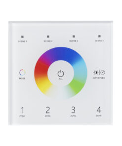 GloboStar® 73161 T13 SKYDANCE Ασύρματο DMX512 Επιτοίχιο Χειριστήριο RF 2.4Ghz 4 Group για όλα τα SKYDANCE DMX512 Controller AC 100-240V Max 0.1A – IP20 Μ8.5 x Π8.5 x Υ3.5cm – 5 Χρόνια Εγγύηση