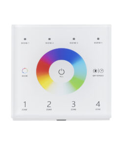 GloboStar® 73161 T13 SKYDANCE Ασύρματο DMX512 Επιτοίχιο Χειριστήριο RF 2.4Ghz 4 Group για όλα τα SKYDANCE DMX512 Controller AC 100-240V Max 0.1A – IP20 Μ8.5 x Π8.5 x Υ3.5cm – 5 Χρόνια Εγγύηση