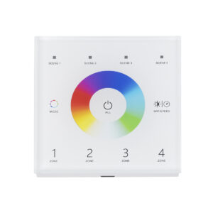 GloboStar® 73161 T13 SKYDANCE Ασύρματο DMX512 Επιτοίχιο Χειριστήριο RF 2.4Ghz 4 Group για όλα τα SKYDANCE DMX512 Controller AC 100-240V Max 0.1A – IP20  Μ8.5 x Π8.5 x Υ3.5cm – 5 Χρόνια Εγγύηση