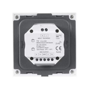 GloboStar® 73161 T13 SKYDANCE Ασύρματο DMX512 Επιτοίχιο Χειριστήριο RF 2.4Ghz 4 Group για όλα τα SKYDANCE DMX512 Controller AC 100-240V Max 0.1A – IP20  Μ8.5 x Π8.5 x Υ3.5cm – 5 Χρόνια Εγγύηση