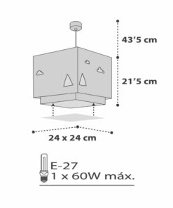 Hello Little κρεμαστό βρεφικό φωτιστικό οροφής Ango – 73242