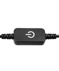 GloboStar® 73304 LED Dimmer Αφής με Διακόπτη On/Off Μαύρο DC 12-24V Max 120W