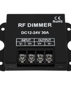 GloboStar® 73310 Ασύρματο LED Dimmer με Χειριστήριο RF 2.4Ghz DC 12-24V 30A Max 720W
