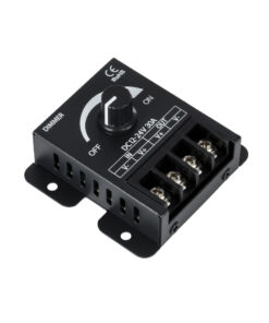 GloboStar® 73316 T4 DC Dimmer High Speed Controller 1 Καναλιού DC 12-24V 1 x 30A 720W – Max 30A 720W – IP20 Μ8.5 x Π6.5 x Υ2cm – 3 Χρόνια Εγγύηση
