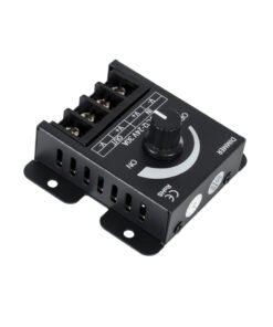 GloboStar® 73316 T4 DC Dimmer High Speed Controller 1 Καναλιού DC 12-24V 1 x 30A 720W – Max 30A 720W – IP20 Μ8.5 x Π6.5 x Υ2cm – 3 Χρόνια Εγγύηση